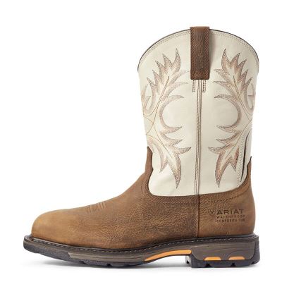 Ariat WorkHog - Werkschoenen Bruin / Wit Heren - 25235-991